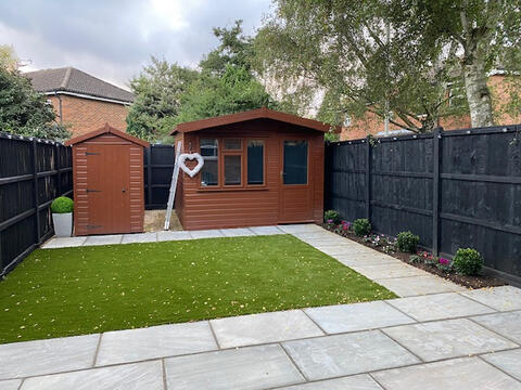 Garden Patio Hertfordshire Garden patio installation in hertfordshire